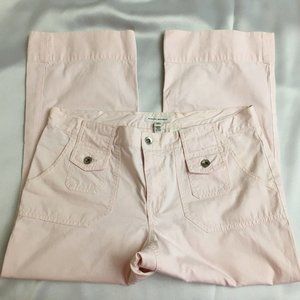Banana Republic Pink  Women Capri Pants Chino Casual Size 12 Pre-Own